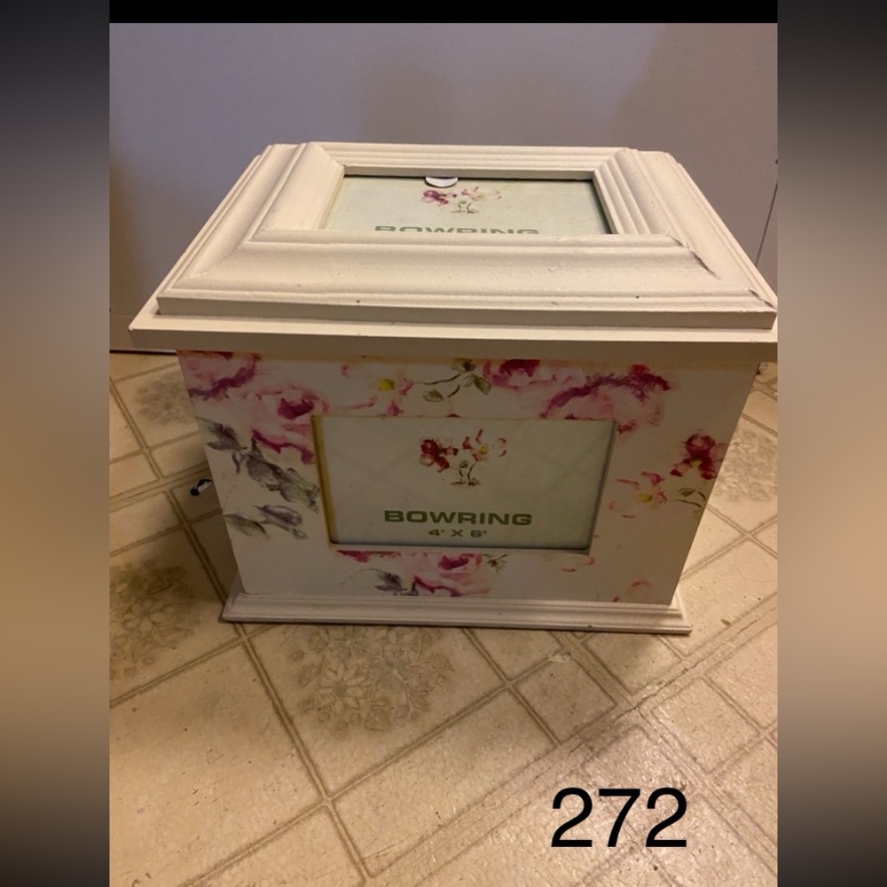 Bowring decorative roses photo frame picture  table  box